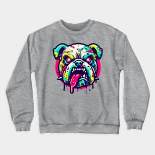 Zombie Bulldog Crewneck Sweatshirt